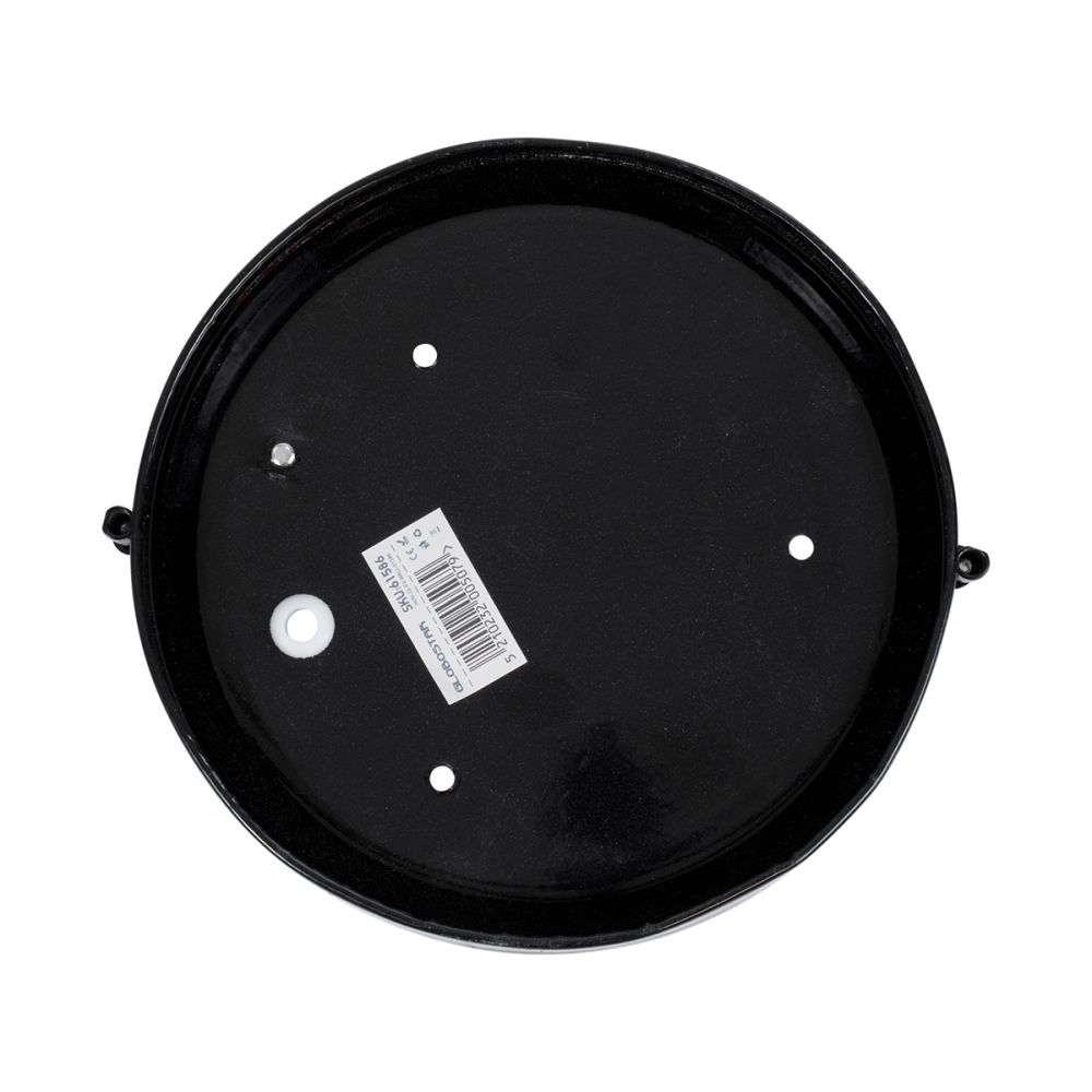 GLOBOSTAR® BOATLIGHT 61586 Vintage Φωτιστικό Καραβοχελώνα Τοίχου & Οροφής με Ντουί 1 x E27 AC 220-240V Αδιάβροχο IP65 - Μαύρο Ματ - Μ17.5 x Π17.5 x Υ9cm