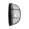 GLOBOSTAR® BOATLIGHT 61589 Vintage Φωτιστικό Καραβοχελώνα Τοίχου & Οροφής με Ντουί 2 x E27 AC 220-240V Αδιάβροχο IP65 - Μαύρο Ματ - Μ24 x Π24 x Υ11cm