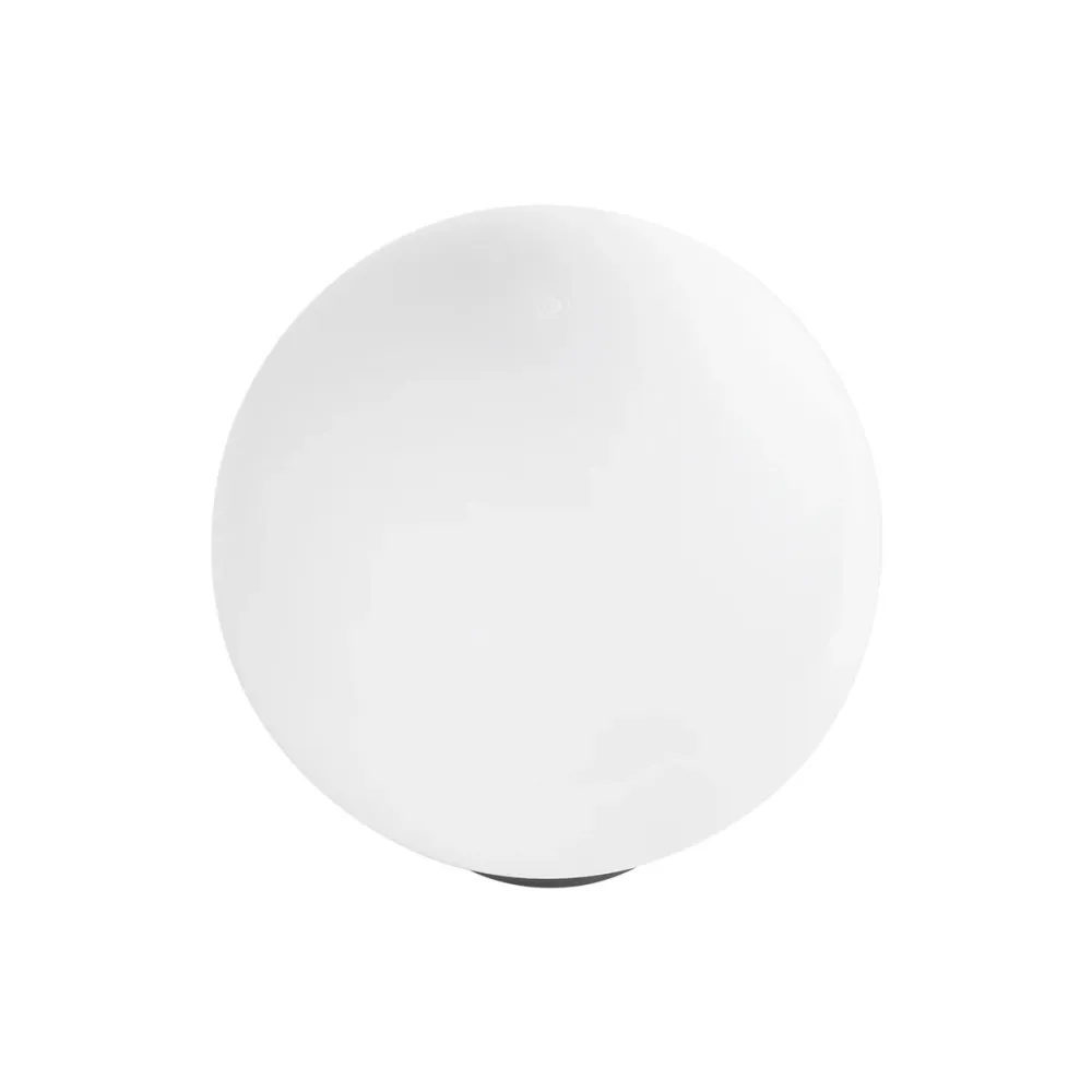 GLOBOSTAR® AGROS 61594 Φωτιστικό Κήπου με Ντουί 1 x E27 AC 220-240V Αδιάβροχο IP65 - Λευκό & Μάυρο - Μ20 x Π20 x Υ22cm