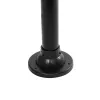 GLOBOSTAR® AGROS 61596 Φωτιστικό Κολωνάκι Κήπου με Ντουί 1 x E27 AC 220-240V Αδιάβροχο IP65 - Λευκό & Μάυρο - Μ20 x Π20 x Υ100cm