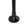 GLOBOSTAR® AGROS 61597 Φωτιστικό Κολωνάκι Κήπου με Ντουί 1 x E27 AC 220-240V Αδιάβροχο IP65 - Λευκό & Μάυρο - Μ30 x Π30 x Υ240cm