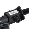 GloboStar® GRASEDO 61614 Καρφωτή Βάση Κήπου με 2 Ντουί E27 για Λάμπες Σποτ PAR38 - Αδιάβροχη IP67 - Υψηλής Αντοχής ABS - VDE Certified - Μ25 x Π7.5 x Υ43.5cm - Μαύρο - 5 Years Warranty
