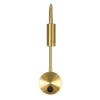 GLOBOSTAR® GOOSE 61692 Μοντέρνο Φωτιστικό Τοίχου - Απλίκα Ξενοδοχείου Reading Light LED 3W 300lm 36° AC 220-240V IP20 Θερμό Λευκό 2700K - CREE XPE Chip & TÜV SÜD Driver - Χρυσό Βούρτσας - Μ6.5 x Π15 xΥ24.5cm - 3 Χρόνια Εγγύηση