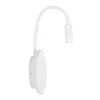 GLOBOSTAR® GOOSE 61693 Μοντέρνο Φωτιστικό Τοίχου - Απλίκα Ξενοδοχείου Reading Light με Φορτιστή USB 3A LED 6W 600lm 36° & 360° AC 220-240V IP20 Θερμό Λευκό 2700K - CREE XPE & Lumileds SMD Chip - Λευκό Ματ - Μ15.5 x Π15 x Υ30.5cm - 3 Χρόνια Εγγύηση