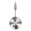 GLOBOSTAR® GOOSE 61696 Μοντέρνο Φωτιστικό Τοίχου - Απλίκα Ξενοδοχείου Reading Light με Φορτιστή USB 3A LED 6W 540lm 36° & 360° AC 220-240V IP20 Θερμό Λευκό 2700K - CREE XPE & Lumileds SMD Chip - Νίκελ Βούρτσας - Μ15.5 x Π15 x Υ30.5cm - 3 Χρόνια Εγ