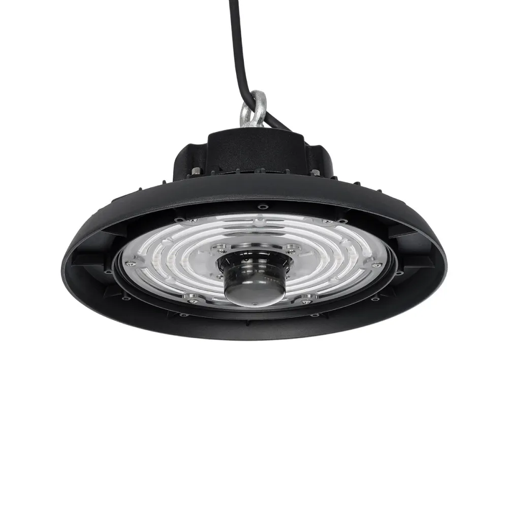 GLOBOSTAR® INDUSTRY 61704 Βιομηχανικό Φωτιστικό Καμπάνα High Bay UFO Τεχνολογίας Smart Group Linkable Control System 2.4Ghz με Αισθητήρα Κίνησης Microwave LED 100W 15000lm SDCM<5 90° AC 85-265V Αδιάβροχο IP65 IK08 Φυσικό Λευκό 5000K - 175 x Sanan Opto 