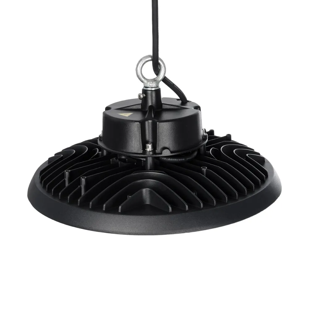 GLOBOSTAR® INDUSTRY 61706 Βιομηχανικό Φωτιστικό Καμπάνα High Bay UFO Τεχνολογίας Smart Group Linkable Control System 2.4Ghz με Αισθητήρα Κίνησης Microwave LED 200W 30000lm SDCM<5 90° AC 85-265V Αδιάβροχο IP65 IK08 Φυσικό Λευκό 5000K - 338 x Sanan Opto 