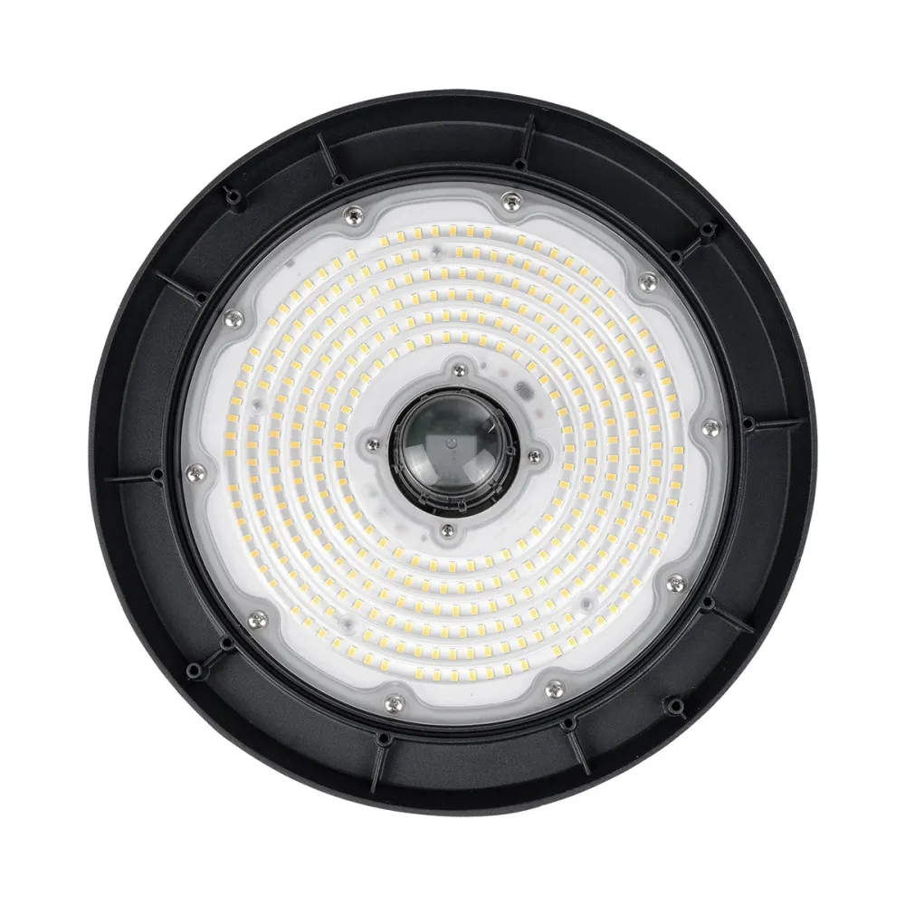 GLOBOSTAR® INDUSTRY 61706 Βιομηχανικό Φωτιστικό Καμπάνα High Bay UFO Τεχνολογίας Smart Group Linkable Control System 2.4Ghz με Αισθητήρα Κίνησης Microwave LED 200W 30000lm SDCM<5 90° AC 85-265V Αδιάβροχο IP65 IK08 Φυσικό Λευκό 5000K - 338 x Sanan Opto 