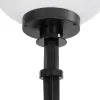 GLOBOSTAR® AGROS 61709 Φωτιστικό Κήπου / Καρφωτό με Ντουί 1 x E27 AC 220-240V Αδιάβροχο IP65 - Λευκό & Μάυρο - Μ40 x Π40 x Υ74cm