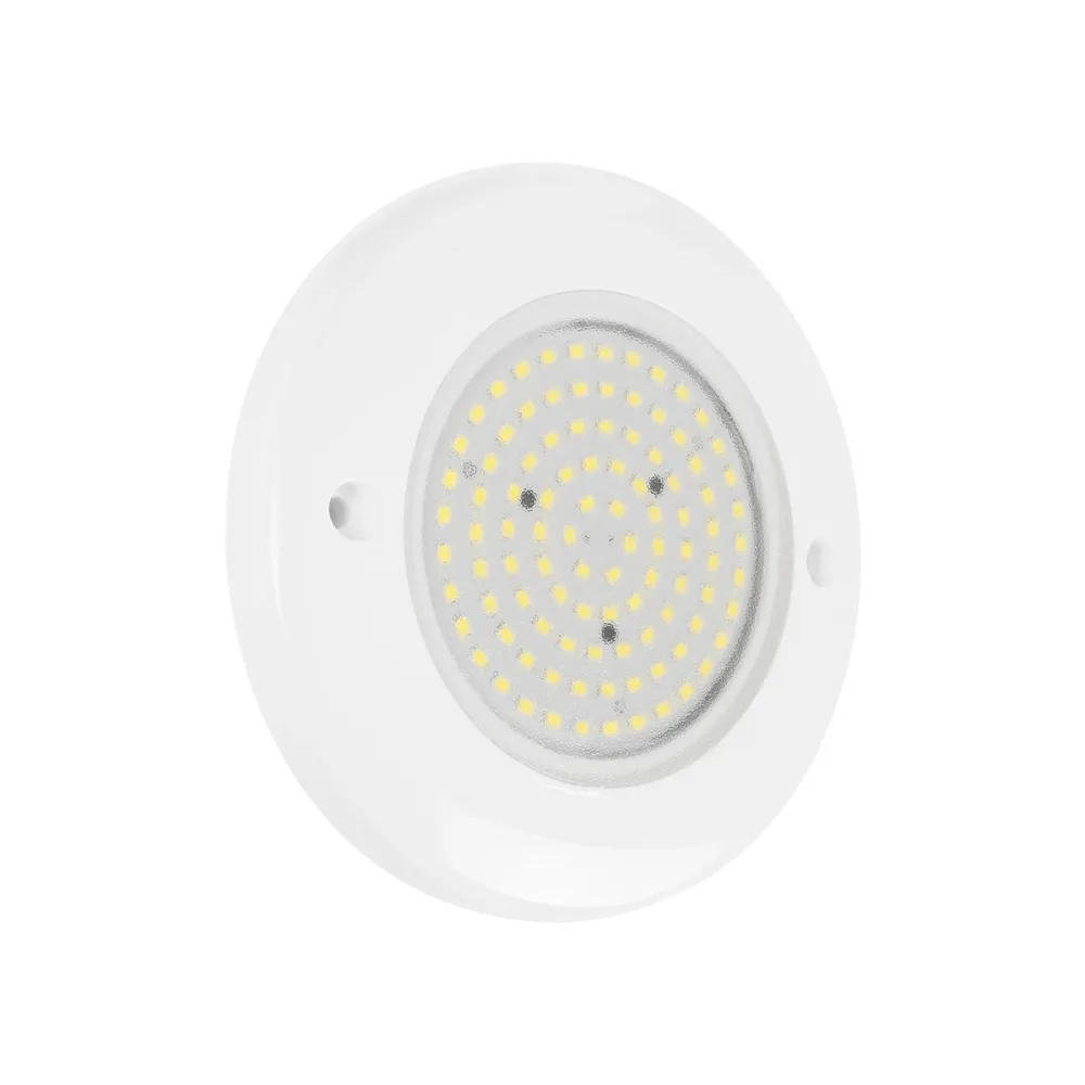 GLOBOSTAR® POOLARTY 61714 Υποβρύχιο Φωτιστικό για Σιντριβάνια/Πισίνες LED 8W 680lm 120° DC 12V Αδιάβροχο IP68 Ψυχρό Λευκό 6000K Dimmable - Bridgelux SMD Chip - 1m VDE Rubber Καλώδιο - Μ13 x Π13 x Υ2cm - 3 Χρόνια Εγγύηση