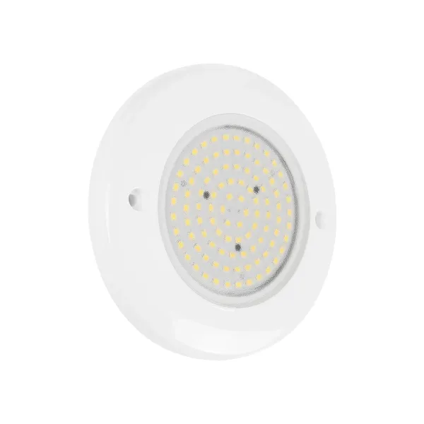 GLOBOSTAR® POOLARTY 61715 Υποβρύχιο Φωτιστικό για Σιντριβάνια/Πισίνες LED 8W 640lm 120° DC 12V Αδιάβροχο IP68 Φυσικό Λευκό 4500K Dimmable - Bridgelux SMD Chip - 1m VDE Rubber Καλώδιο - Φ13 x Υ2cm - 3 Χρόνια Εγγύηση