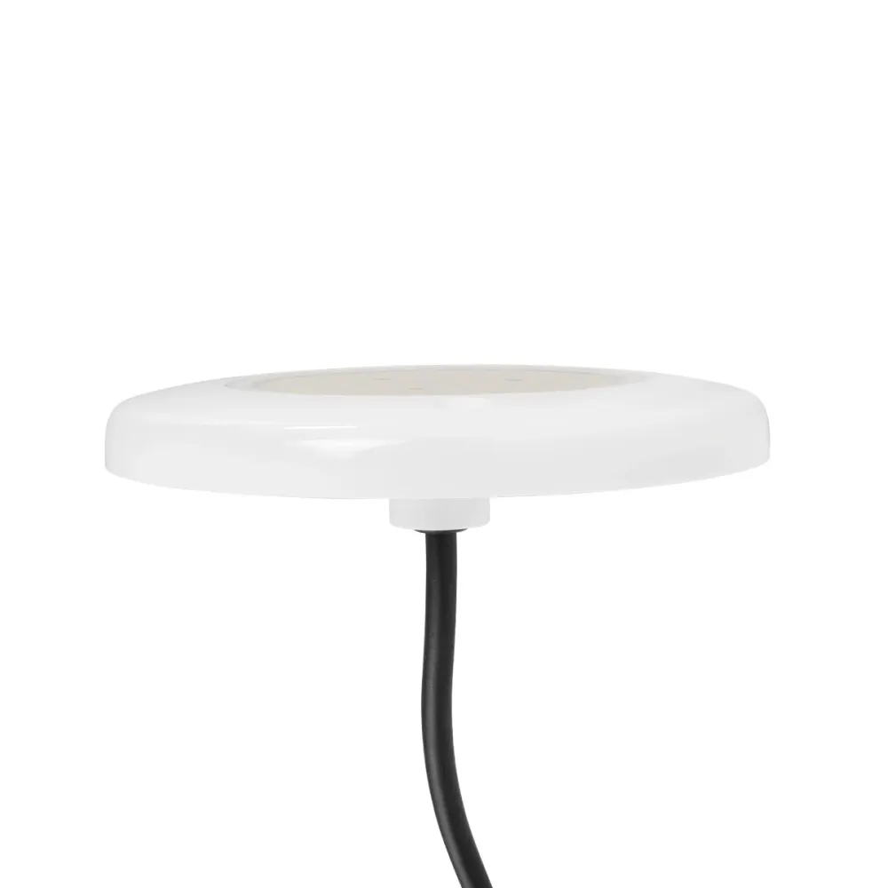 GLOBOSTAR® POOLARTY 61715 Υποβρύχιο Φωτιστικό για Σιντριβάνια/Πισίνες LED 8W 640lm 120° DC 12V Αδιάβροχο IP68 Φυσικό Λευκό 4500K Dimmable - Bridgelux SMD Chip - 1m VDE Rubber Καλώδιο - Μ13 x Π13 x Υ2cm - 3 Χρόνια Εγγύηση