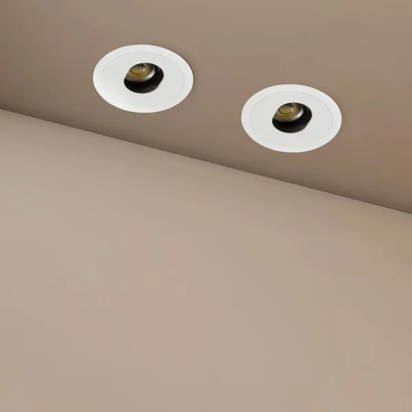 kelvo® ASYMMETRICAL KLV-101-0133 Χωνευτό Downlight Σποτ LED 7W 875lm 15°x30° AC 220-240V IP20 Φυσικό Λευκό 4500K - Bridgelux COB Chip & TÜV SÜD Driver - Λευκό Ματ - Μ8.3 x Π8.3 x Υ8.16cm / Q7.3cm - 5 Χρόνια Εγγύηση