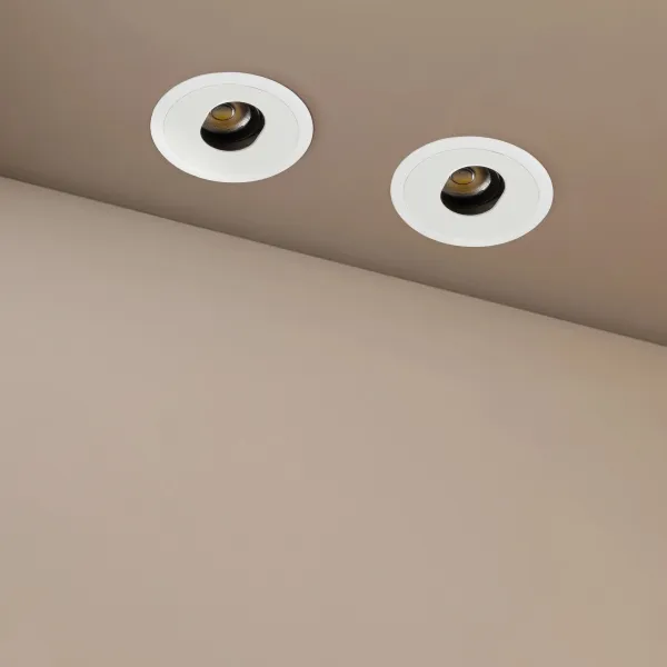 kelvo® ASYMMETRICAL KLV-101-0131 Χωνευτό Downlight Σποτ LED 7W 840lm 15°x30° AC 220-240V IP20 Θερμό Λευκό 2700K - Bridgelux COB Chip & TÜV SÜD Driver - Λευκό Ματ - Μ8.3 x Π8.3 x Υ8.16cm / Q7.3cm - 5 Χρόνια Εγγύηση