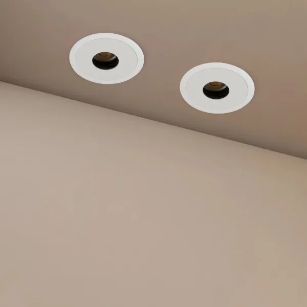 kelvo® PINADO KLV-101-0129 Χωνευτό Downlight Σποτ LED 7W 875lm 15° AC 220-240V IP20 Φυσικό Λευκό 4500K - Bridgelux COB Chip & TÜV SÜD Driver - Λευκό Ματ - Μ8.3 x Π8.3 x Υ8.16cm / Q7.3cm - 5 Χρόνια Εγγύηση