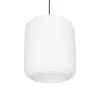 GLOBOSTAR® ROMINA 62000 Μοντέρνο Κρεμαστό Φωτιστικό Οροφής με Ντουί 1 x E27 AC 220-240V IP20 - Λευκό - Μ30 x Π30 x Υ37cm