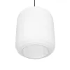 GLOBOSTAR® ROMINA 62000 Μοντέρνο Κρεμαστό Φωτιστικό Οροφής με Ντουί 1 x E27 AC 220-240V IP20 - Λευκό - Μ30 x Π30 x Υ37cm