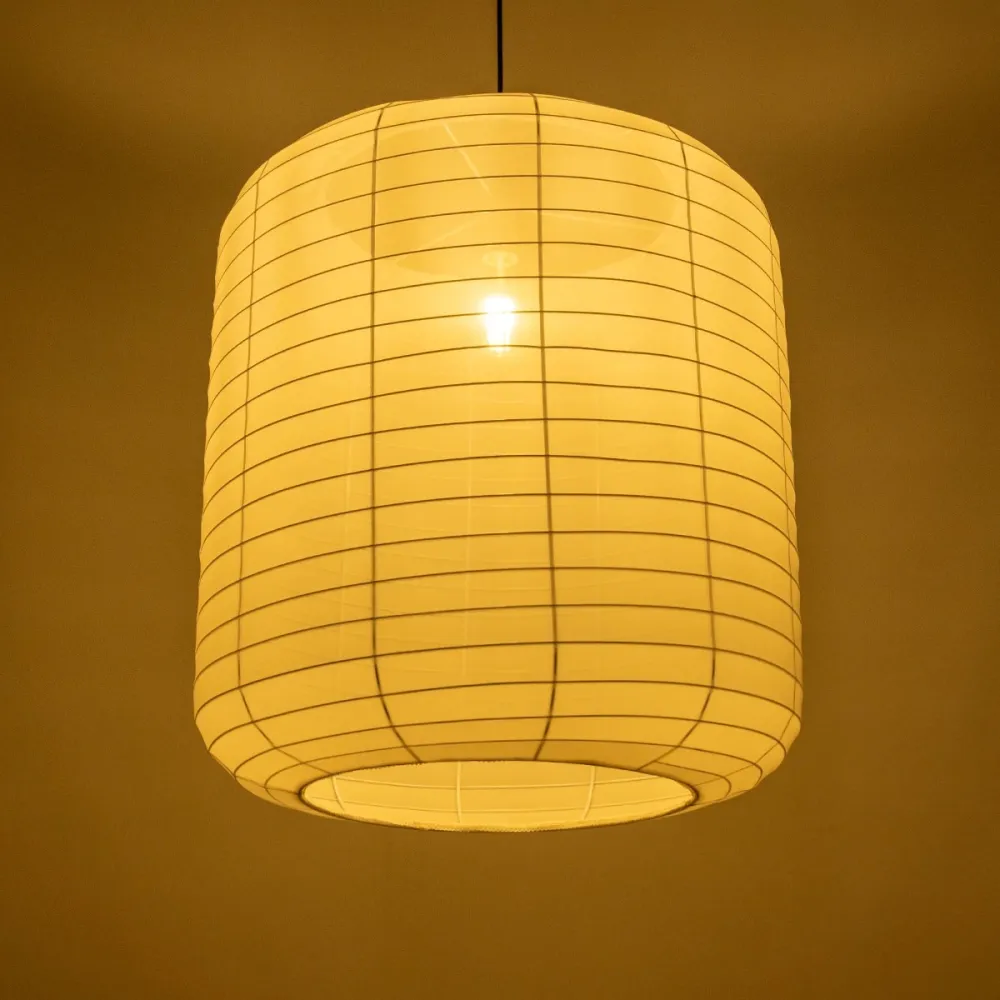 GLOBOSTAR® ROMINA 62001 Μοντέρνο Κρεμαστό Φωτιστικό Οροφής με Ντουί 1 x E27 AC 220-240V IP20 - Λευκό - Μ60 x Π60 x Υ65cm