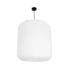 GLOBOSTAR® ROMINA 62001 Μοντέρνο Κρεμαστό Φωτιστικό Οροφής με Ντουί 1 x E27 AC 220-240V IP20 - Λευκό - Μ60 x Π60 x Υ65cm