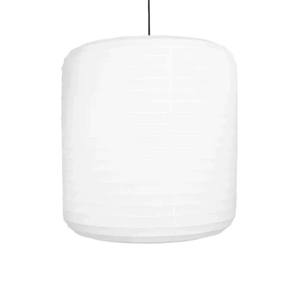 GLOBOSTAR® ROMINA 62001 Μοντέρνο Κρεμαστό Φωτιστικό Οροφής με Ντουί 1 x E27 AC 220-240V IP20 - Λευκό - Μ60 x Π60 x Υ65cm