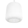 GLOBOSTAR® ROMINA 62001 Μοντέρνο Κρεμαστό Φωτιστικό Οροφής με Ντουί 1 x E27 AC 220-240V IP20 - Λευκό - Μ60 x Π60 x Υ65cm