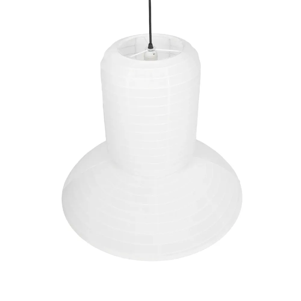 GLOBOSTAR® ROMINA 62003 Μοντέρνο Κρεμαστό Φωτιστικό Οροφής με Ντουί 1 x E27 AC 220-240V IP20 - Λευκό - Μ60 x Π60 x Υ51cm