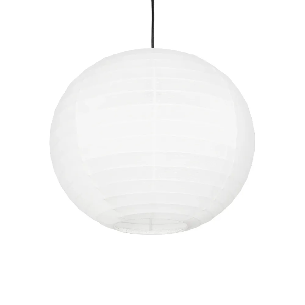 GLOBOSTAR® ROMINA 62004 Μοντέρνο Κρεμαστό Φωτιστικό Οροφής με Ντουί 1 x E27 AC 220-240V IP20 - Λευκό - Μ40 x Π40 x Υ37cm