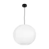 GLOBOSTAR® ROMINA 62004 Μοντέρνο Κρεμαστό Φωτιστικό Οροφής με Ντουί 1 x E27 AC 220-240V IP20 - Λευκό - Μ40 x Π40 x Υ37cm