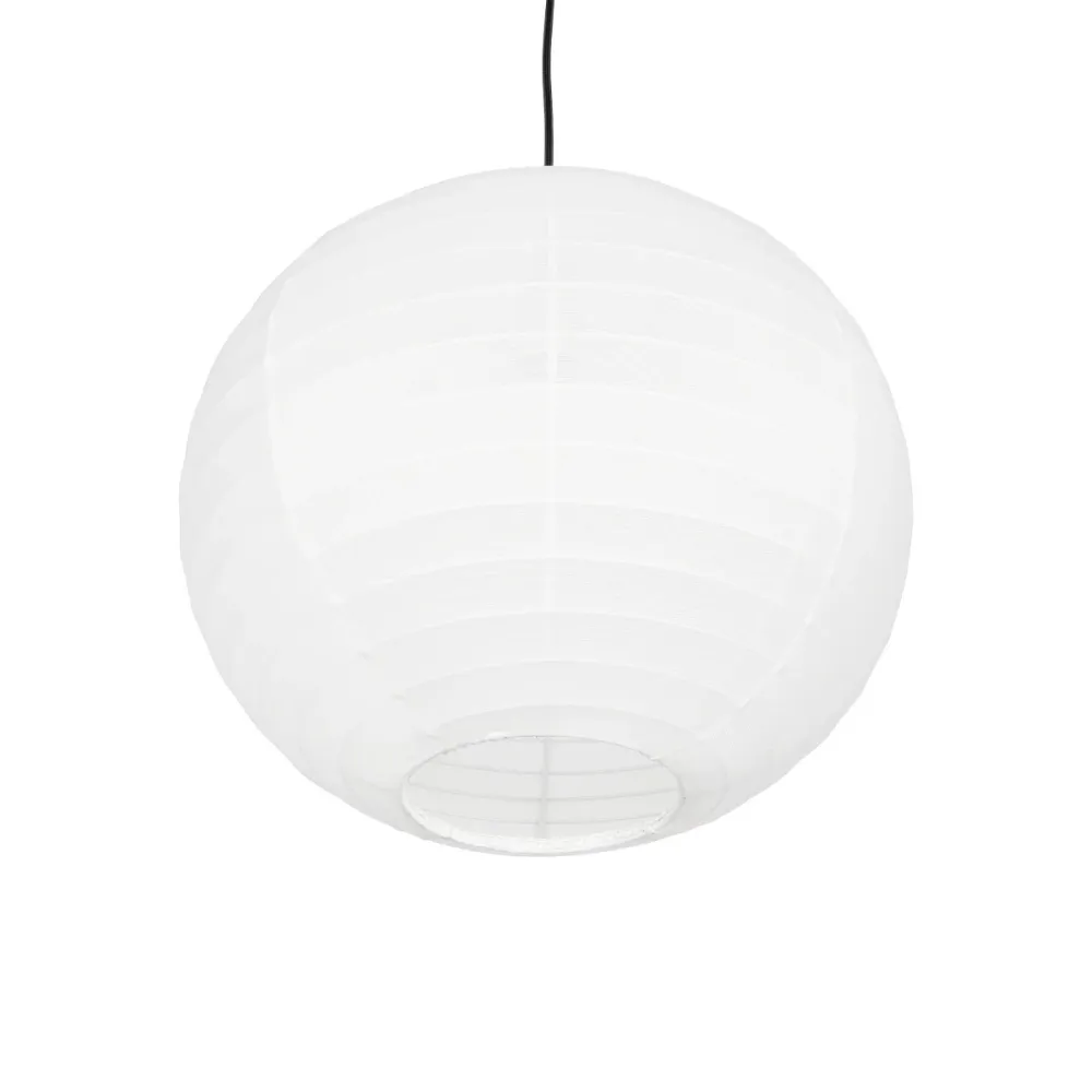 GLOBOSTAR® ROMINA 62004 Μοντέρνο Κρεμαστό Φωτιστικό Οροφής με Ντουί 1 x E27 AC 220-240V IP20 - Λευκό - Μ40 x Π40 x Υ37cm