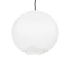 GLOBOSTAR® ROMINA 62004 Μοντέρνο Κρεμαστό Φωτιστικό Οροφής με Ντουί 1 x E27 AC 220-240V IP20 - Λευκό - Μ40 x Π40 x Υ37cm