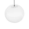 GLOBOSTAR® ROMINA 62004 Μοντέρνο Κρεμαστό Φωτιστικό Οροφής με Ντουί 1 x E27 AC 220-240V IP20 - Λευκό - Μ40 x Π40 x Υ37cm