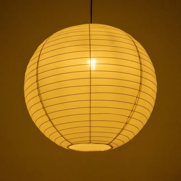 GLOBOSTAR® ROMINA 62005 Μοντέρνο Κρεμαστό Φωτιστικό Οροφής με Ντουί 1 x E27 AC 220-240V IP20 - Λευκό - Μ60 x Π60 x Υ60cm