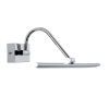 GLOBOSTAR® MIRA 60434 Μοντέρνο Φωτιστικό Τοίχου - Απλίκα Καθρέπτη Μπάνιου LED 12W 1400lm 120° AC 220-240V IP44 Φυσικό Λευκό 4500K - Lumileds SMD Chip & TÜV SÜD Driver - Νίκελ Χρώμιο - Μ60 x Π20 x Υ13cm - 3 Χρόνια Εγγύηση