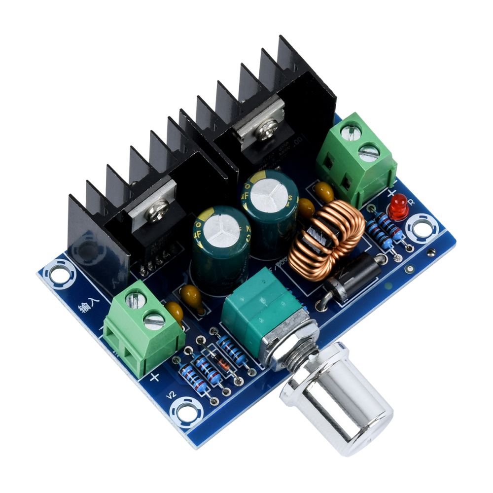 GLOBOSTAR® CONVERTER 73114 Ρυθμιστής Τάσης με Είσοδο από DC 4V έως DC 40V & Έξοδο από DC 1.25V έως DC 36V 1 x 8A Max IP20 - Μ6 x Π4.5 x Υ2.5cm - 2 Χρόνια Εγγύηση