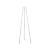 GLOBOSTAR® TRIPOD 203-0259 Μοντέρνο Επιδαπέδιο Φωτιστικό με Ντουί 1 x E27 AC 220-240V IP20 - Λευκό - Μ38 x Π38 x Υ120cm