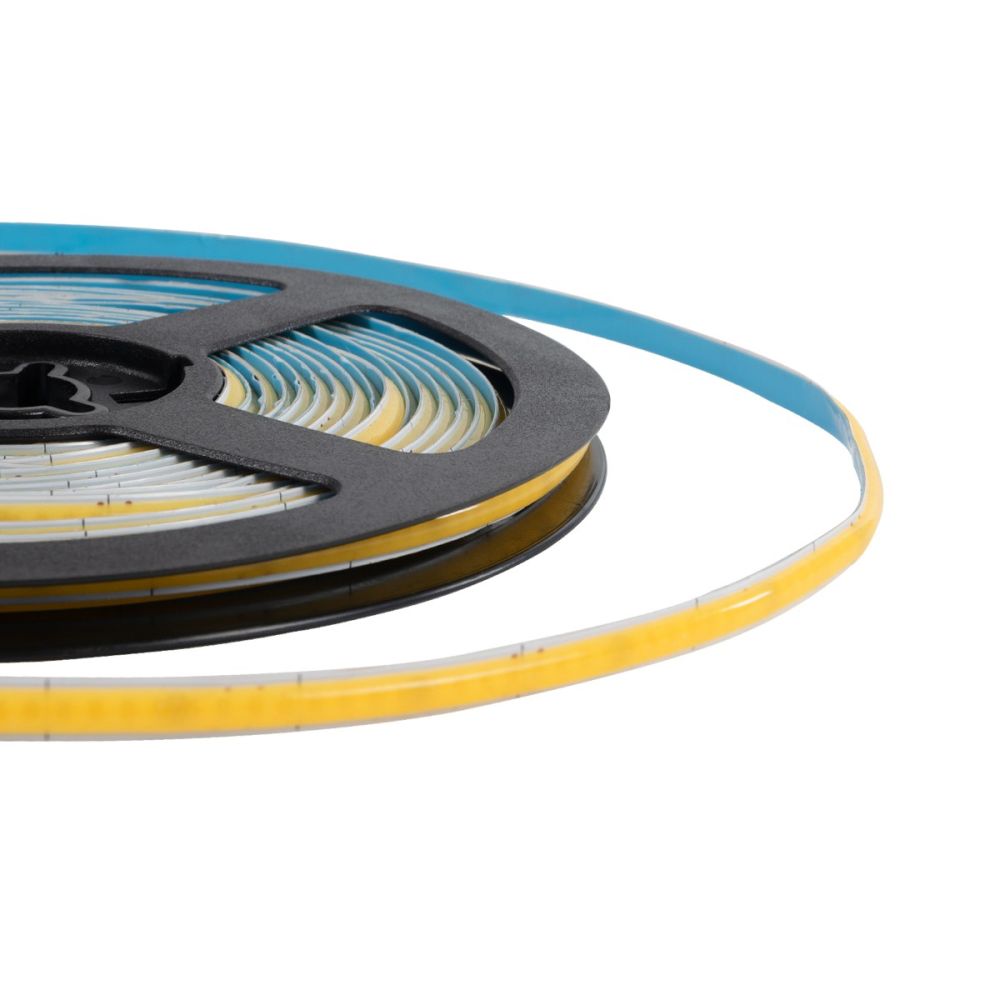GLOBOSTAR® BEE 70356 Ταινία LED 9W/m 900lm/m 120° DC 24V IP20 384 x COB Chip/m Φυσικό Λευκό 4500K Dimmable - Sanan COB Chip - Μ500 x Π0.5 x Υ0.2cm - Ρολό 5 Μέτρων - 5 Χρόνια Εγγύηση