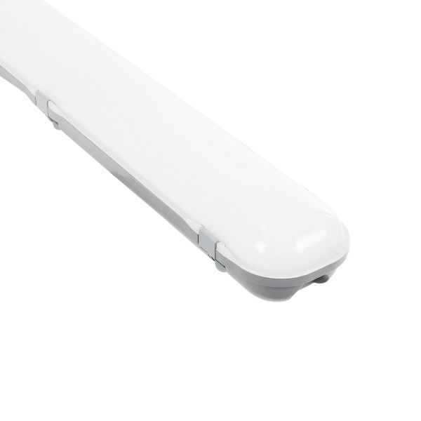 GLOBOSTAR® EMERGANO 60179 60cm Γραμμικό Βιομηχανικό Φωτιστικό Tri-Proof Τεχνολογίας Emergency με Ενσωματωμένη Μπαταρία Li-Ion 3.7V 2600mAH & Αυτονομία 3 Ώρες LED 24W 2880lm 120° AC 220-240V Αδιάβροχο IP65 Ψυχρό Λευκό 6000K - LUMILEDs SMD Chip & TÜ