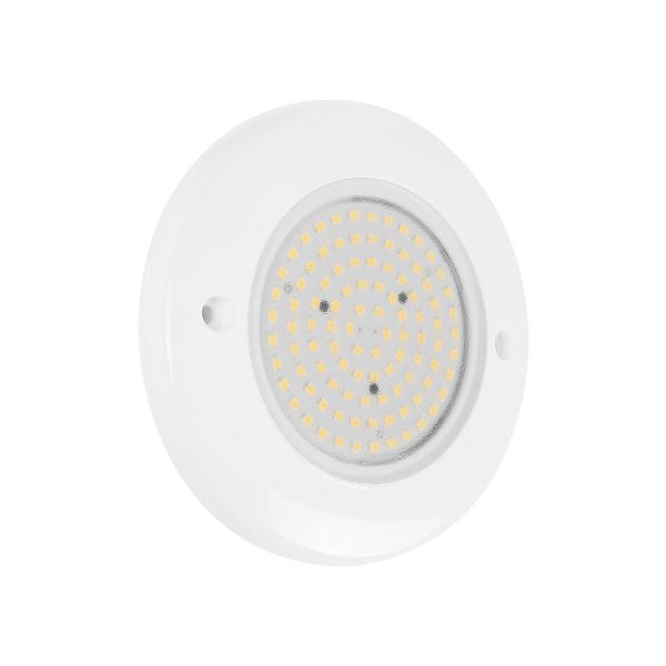 GLOBOSTAR® POOLARTY 61716 Υποβρύχιο Φωτιστικό για Σιντριβάνια/Πισίνες LED 8W 600lm 120° DC 12V Αδιάβροχο IP68 Θερμό Λευκό 2700K Dimmable - Bridgelux SMD Chip - 1m VDE Rubber Καλώδιο - Φ13 x Υ2cm - 3 Χρόνια Εγγύηση