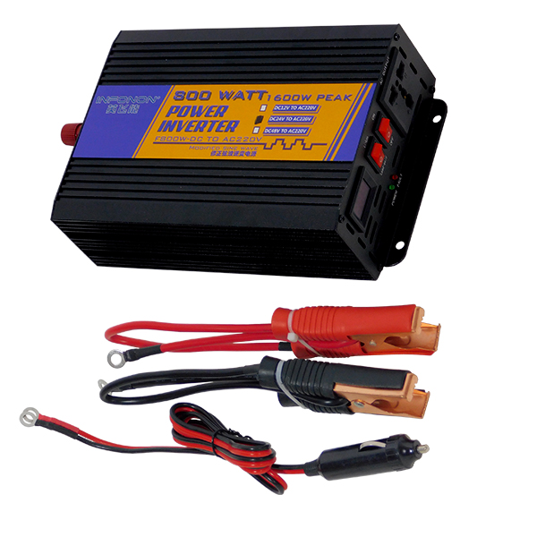 Inverter Τροποποιημένου Ημίτονου 24 Volt DC σε 220 Volt AC 800 Watt GloboStar 67435