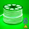 GLOBOSTAR® NEOVALE 70564 Ταινία Neon Flex LED 12W/m 600lm/m 120° DC 24V Αδιάβροχο IP65 120 x SMD2835 Chip/m Πράσινο Dimmable - Sanan SMD Chip - Μ100 x Π0.8 x Υ1.6cm - 3 Χρόνια Εγγύηση