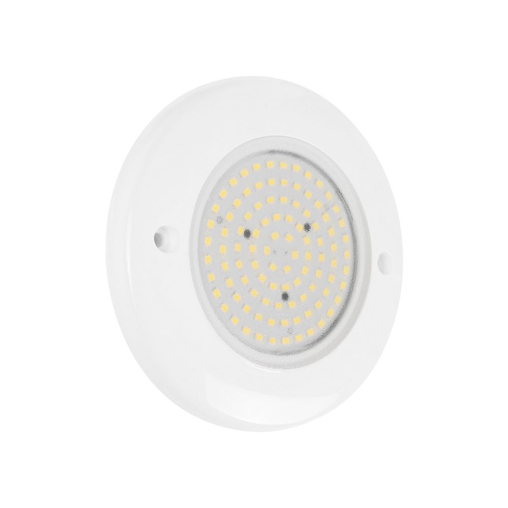 GLOBOSTAR® POOLARTY 61715 Υποβρύχιο Φωτιστικό για Σιντριβάνια/Πισίνες LED 8W 640lm 120° DC 12V Αδιάβροχο IP68 Φυσικό Λευκό 4500K Dimmable - Bridgelux SMD Chip - 1m VDE Rubber Καλώδιο - Μ13 x Π13 x Υ2cm - 3 Χρόνια Εγγύηση
