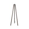 GLOBOSTAR® TRIPOD 203-0257 Μοντέρνο Επιδαπέδιο Φωτιστικό με Ντουί 1 x E27 AC 220-240V IP20 - Καφέ - Μ38 x Π38 x Υ120cm