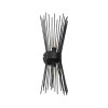 GLOBOSTAR® HORN 203-0043 Vintage Φωτιστικό Τοίχου - Απλίκα με Ντουί 2 x E14 AC 220-240V IP20 - Μαύρο - Μ14 x Π17 x Υ44.5cm