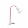 GLOBOSTAR® TAVOLO 204-0154 Παιδικό Επιτραπέζιο Φωτιστικό Πορτατίφ με Ντουί 1 x E14 AC 220-240V IP20 - Ροζ & Λευκό - Μ11 x Π9 x Υ35cm