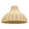 GLOBOSTAR® MAYOTTE 00724 Boho Κρεμαστό Φωτιστικό Οροφής με Ντουί 1 x E27 AC 220-240V IP20 - Μπεζ - Μ40 x Π40 x Υ28cm