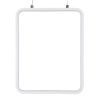 GLOBOSTAR® NEROBA 61303 Μοντέρνο Κρεμαστό Φωτιστικό Οροφής LED 18W 1980lm 360° AC 220-240V IP20 Ρυθμιζόμενο Λευκό CCT με On/Off 2700K/4500K/6000K - Lumileds SMD Chip - Λευκό Ματ - Μ29 x Π2 x Υ36cm - 3 Χρόνια Εγγύηση
