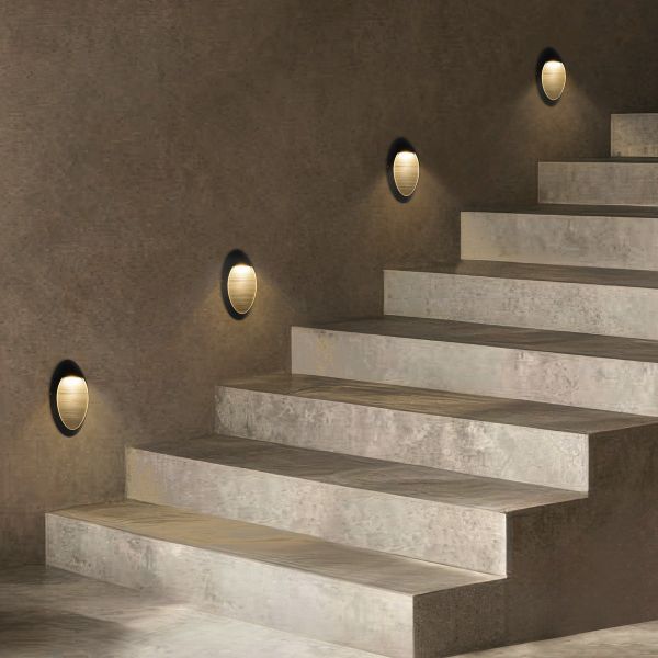 kelvo® STEPART KLV-101-0101 Μοντέρνο Φωτιστικό Σκαλοπατιού - Διαδρόμου LED 3W 375lm 45° AC 220-240V Αδιάβροχο IP65 Θερμό Λευκό 2700K - Lumileds SMD Chip & TÜV SÜD Driver - Μαύρο Ματ - Μ13 x Π5.5 x Υ26cm - 5 Χρόνια Εγγύηση