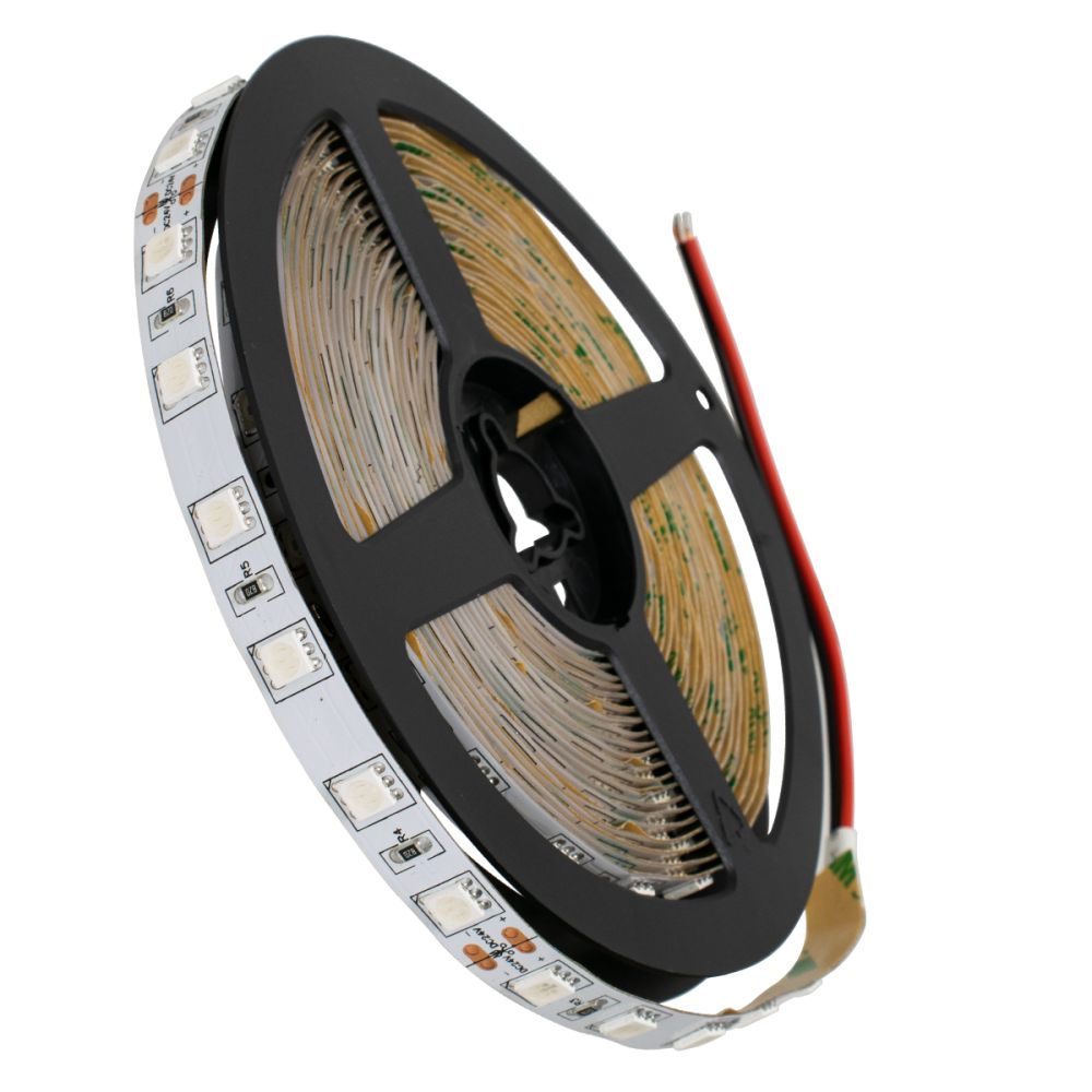 GLOBOSTAR® LUMAR 70226 Ταινία LED 14.4W/m 936lm/m 120° DC 24V IP20 60 x SMD5050 Chip/m Μπλε Dimmable - Sanan SMD Chip - Μ500 x Π1 x Υ0.2cm - Ρολό 5 Μέτρων - 5 Χρόνια Εγγύηση