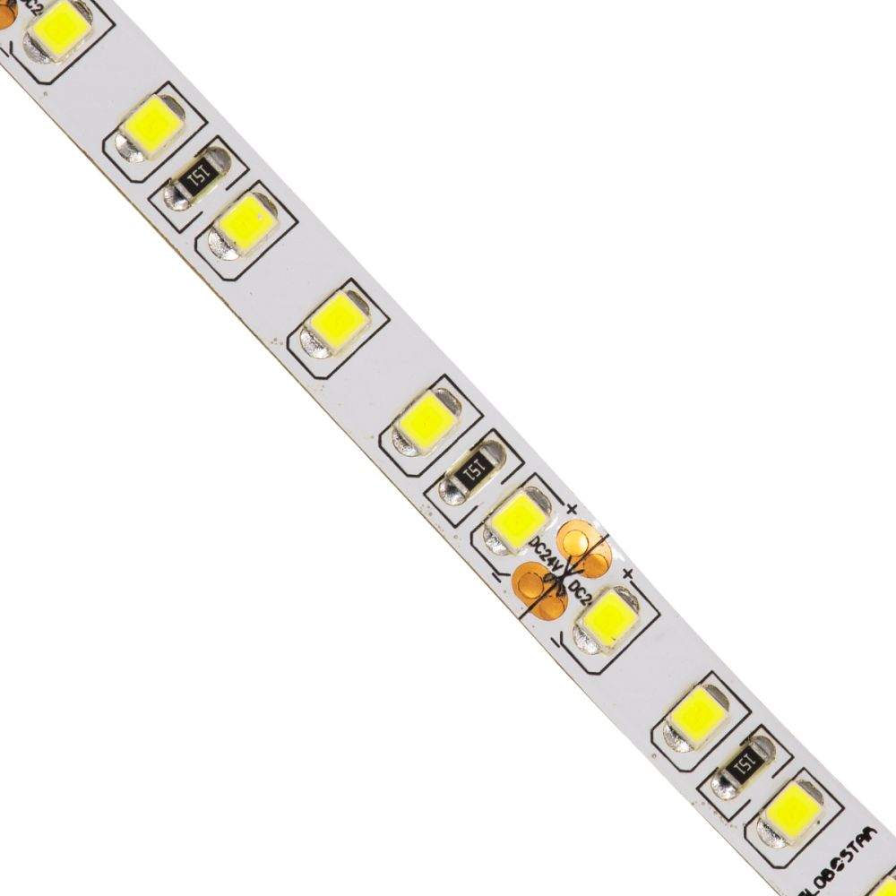 GLOBOSTAR® LUXA 70230 Ταινία LED 8W/m 1040lm/m 120° DC 24V IP20 120 x SMD2835 Chip/m Ψυχρό Λευκό 6000K Dimmable - Sanan SMD Chip - Μ500 x Π0.8 x Υ0.2cm - Ρολό 5 Μέτρων - 5 Χρόνια Εγγύηση