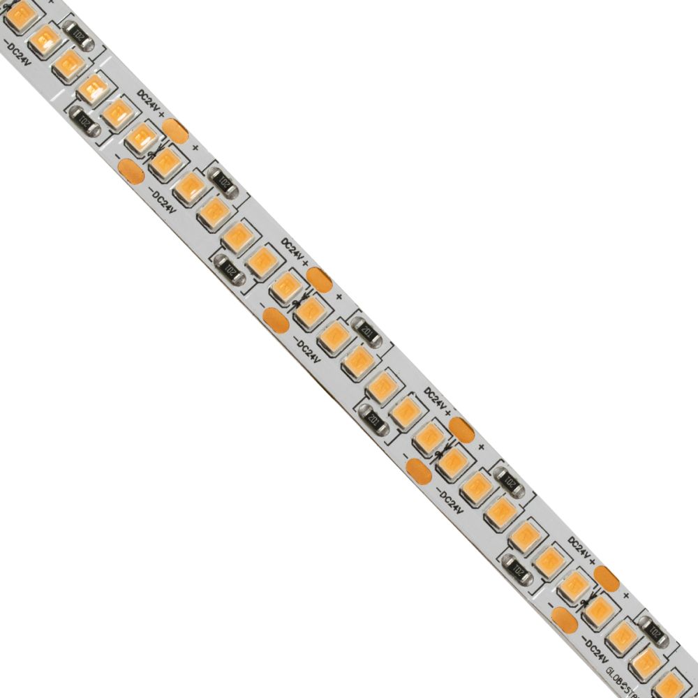 GLOBOSTAR® LUXA 70247 Ταινία LED 16W/m 1280lm/m 120° DC 24V IP20 240 x SMD2835 Chip/m Ροζ Dimmable - Sanan SMD Chip - Μ500 x Π1 x Υ0.2cm - Ρολό 5 Μέτρων - 5 Χρόνια Εγγύηση